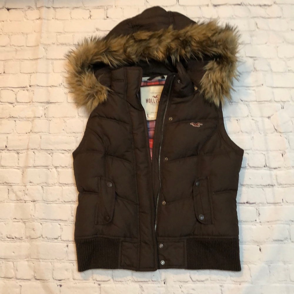 Hollister hooded vest